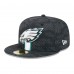 Бейсболка Philadelphia Eagles New Era 2024 Sideline 59FIFTY - Black
