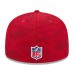 Бейсболка Tampa Bay Buccaneers New Era 2024 Sideline 59FIFTY - Red