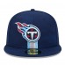 Бейсболка Tennessee Titans New Era 2024 Sideline 59FIFTY - Navy