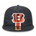 Бейсболка Cincinnati Bengals New Era Black 2024 Sideline 59FIFTY