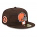 Бейсболка Cleveland Browns New Era Brown 2024 Sideline 59FIFTY