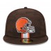 Бейсболка Cleveland Browns New Era Brown 2024 Sideline 59FIFTY