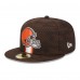 Бейсболка Cleveland Browns New Era Brown 2024 Sideline 59FIFTY