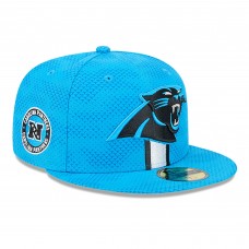 Бейсболка Carolina Panthers New Era Blue 2024 Sideline 59FIFTY