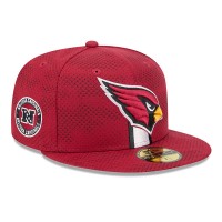 Бейсболка Arizona Cardinals New Era Cardinal 2024 Sideline 59FIFTY