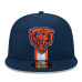 Бейсболка Chicago Bears New Era Navy 2024 Sideline 59FIFTY