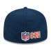 Бейсболка Chicago Bears New Era Navy 2024 Sideline 59FIFTY