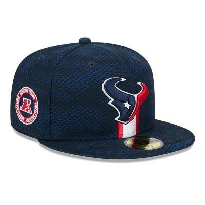 Бейсболка Houston Texans New Era 2024 Sideline 59FIFTY Fitted - Navy