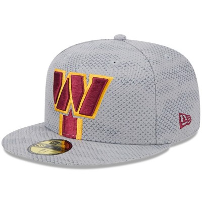 Бейсболка Washington Commanders New Era 2024 Sideline 59FIFTY - Gray