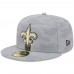 Бейсболка New Orleans Saints New Era Gray 2024 Sideline 59FIFTY Fitted