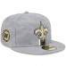Бейсболка New Orleans Saints New Era Gray 2024 Sideline 59FIFTY Fitted
