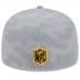 Бейсболка Pittsburgh Steelers New Era Gray 2024 Sideline 59FIFTY