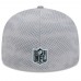 Бейсболка Las Vegas Raiders New Era 2024 Sideline 59FIFTY - Gray