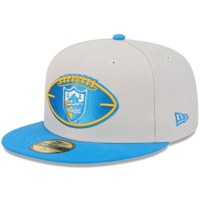 Бейсболка Los Angeles Chargers New Era 2024 Sideline Historic 59FIFTY - Stone/Powder Blue