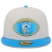 Бейсболка Los Angeles Chargers New Era 2024 Sideline Historic 59FIFTY - Stone/Powder Blue