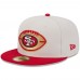 Бейсболка San Francisco 49ers New Era 2024 Sideline Historic 59FIFTY - Stone/Scarlet