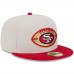 Бейсболка San Francisco 49ers New Era 2024 Sideline Historic 59FIFTY - Stone/Scarlet