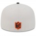 Бейсболка Cincinnati Bengals New Era Stone/Black 2024 Sideline Historic 59FIFTY