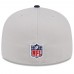 Бейсболка Dallas Cowboys New Era Stone/Navy 2024 Sideline Historic 59FIFTY