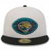 Бейсболка Jacksonville Jaguars New Era 2024 Sideline Historic 59FIFTY - Stone/Black