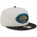 Бейсболка Jacksonville Jaguars New Era 2024 Sideline Historic 59FIFTY - Stone/Black