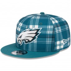 Бейсболка Philadelphia Eagles New Era 2024 Sideline Statement 9FIFTY - Midnight Green