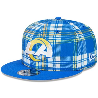 Бейсболка Los Angeles Rams New Era 2024 Sideline Statement 9FIFTY Snapback - Royal