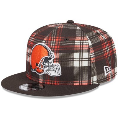 Бейсболка Cleveland Browns New Era Brown 2024 Sideline Statement 9FIFTY Snapback