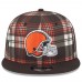 Бейсболка Cleveland Browns New Era Brown 2024 Sideline Statement 9FIFTY Snapback