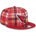 Бейсболка Arizona Cardinals New Era Cardinal 2024 Sideline Statement 9FIFTY Snapback