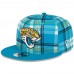 Бейсболка Jacksonville Jaguars New Era 2024 Sideline Statement 9FIFTY - Teal