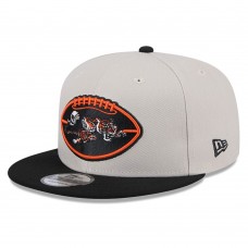 Бейсболка Cincinnati Bengals New Era Stone/Black 2024 Sideline Historic 9FIFTY Snapback