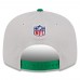 Бейсболка Philadelphia Eagles New Era 2024 Sideline Historic 9FIFTY - Stone/Kelly Green