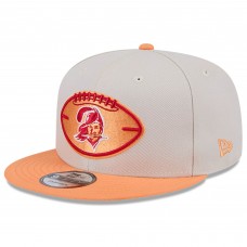 Бейсболка Tampa Bay Buccaneers New Era 2024 Sideline Historic 9FIFTY - Stone/Orange