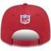 Бейсболка Arizona Cardinals New Era Cardinal 2024 Sideline 9SEVENTY Stretch-Snap
