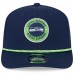 Бейсболка Seattle Seahawks New Era 2024 Sideline 9SEVENTY Stretch-Snap - College Navy
