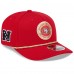 Бейсболка San Francisco 49ers New Era Scarlet 2024 Sideline 9SEVENTY Stretch-Snap