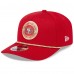 Бейсболка San Francisco 49ers New Era Scarlet 2024 Sideline 9SEVENTY Stretch-Snap