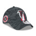 Бейсболка Atlanta Falcons New Era Black 2024 Sideline 39THIRTY