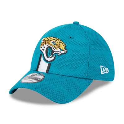 Бейсболка Jacksonville Jaguars New Era 2024 Sideline 39THIRTY - Teal