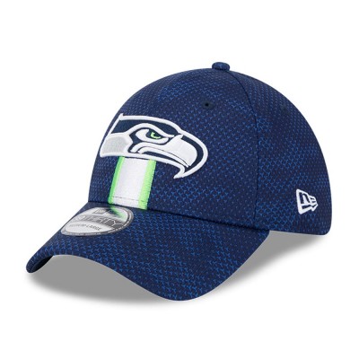 Бейсболка Seattle Seahawks New Era 2024 Sideline 39THIRTY - College Navy