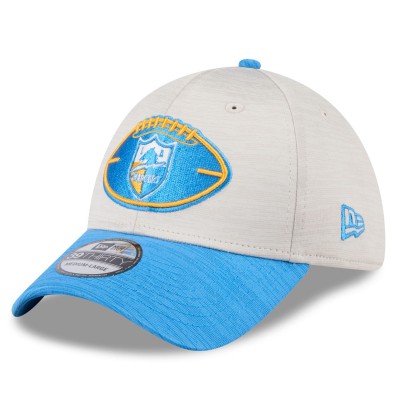 Бейсболка Los Angeles Chargers New Era 2024 Sideline Historic 39THIRTY - Stone/Blue