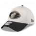 Бейсболка New Orleans Saints New Era Stone/Black 2024 Sideline Historic 39THIRTY Flex