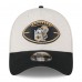 Бейсболка New Orleans Saints New Era Stone/Black 2024 Sideline Historic 39THIRTY Flex