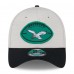 Бейсболка Philadelphia Eagles New Era 2024 Sideline Historic 39THIRTY - Stone/Black