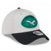 Бейсболка Philadelphia Eagles New Era 2024 Sideline Historic 39THIRTY - Stone/Black