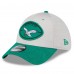 Бейсболка Philadelphia Eagles New Era 2024 Sideline Historic 39THIRTY - Stone/Midnight Green