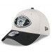 Бейсболка Las Vegas Raiders New Era 2024 Sideline Historic 39THIRTY - Stone/Black