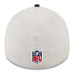 Бейсболка Atlanta Falcons New Era Stone/Black 2024 Sideline Historic 39THIRTY