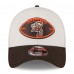 Бейсболка Cleveland Browns New Era Stone/Brown 2024 Sideline Historic 39THIRTY